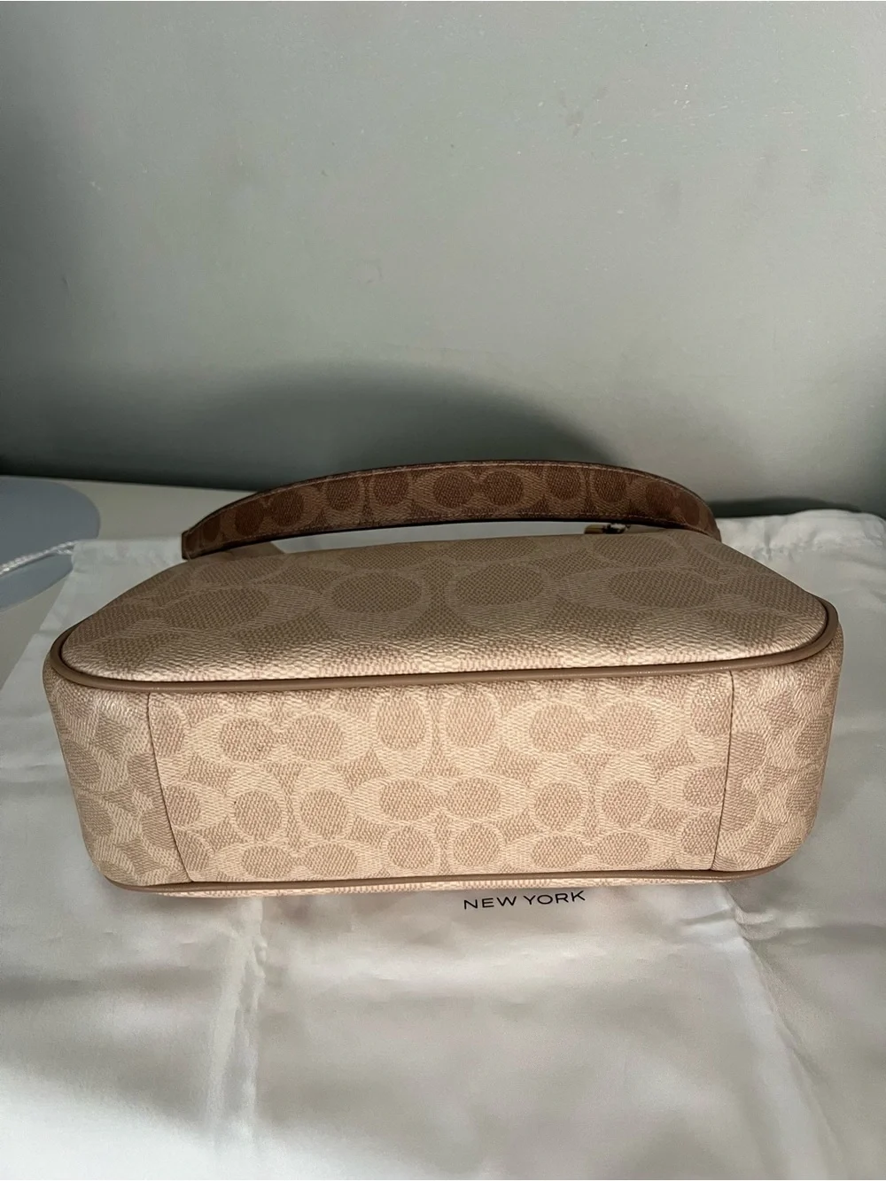 Coach Teri Hobo Bag In Blocked Signature Canvas With Matching Wallet